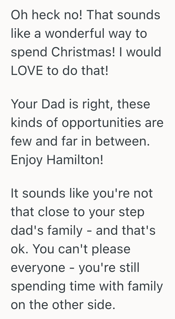 Screenshot 2025 10 17 at 2.55.03 PM Teenage Daughter Makes Plans To Go To New York Between Christmas And New Years, But Her Mom Expects Her To Cancel These Plans To Visit Her Stepdads Family