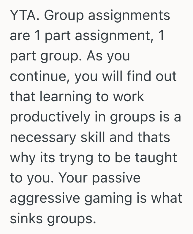 Screenshot 2025 10 17 at 3.25.13 PM Manipulative Student Toyed With His Group Until They Fell Apart, So They Finished The Project Without His Help
