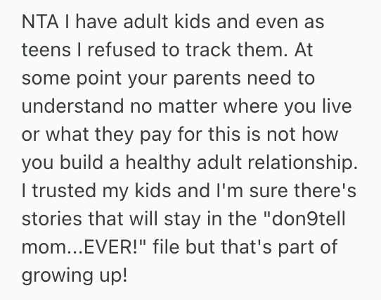 Screenshot 2025 10 17 at 6.27.20 PM Young Woman Turned Off Her Location Tracker Because She Had Enough Of Her Controlling Parents, So Her Mother Called Her A Jerk
