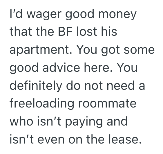 Screenshot 2025 10 17 at 6.43.10 PM Renters Roommate Let Her Boyfriend Practically Move In Without Paying Rent, So She Finally Told Him To Start Contributing Or Get Out