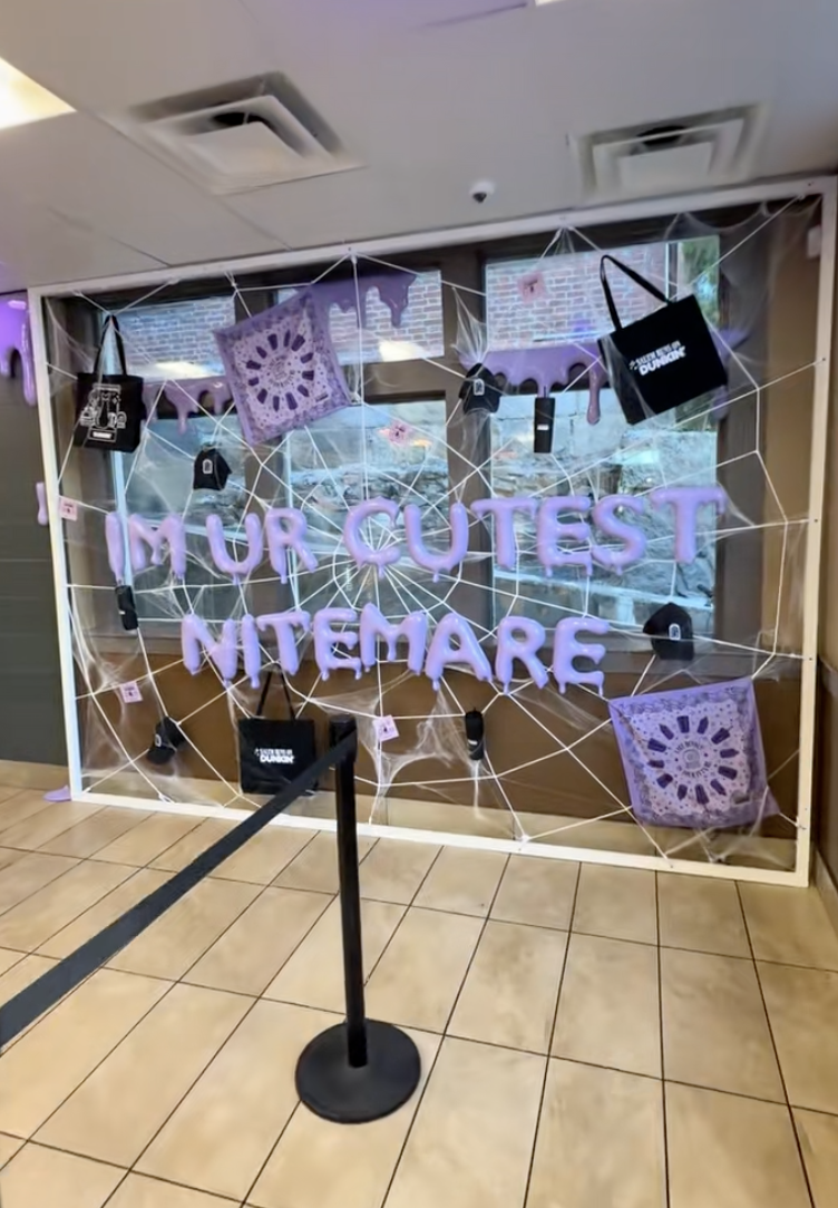 interior of dunkin' donuts