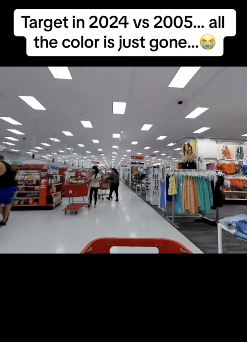 interior of a target store