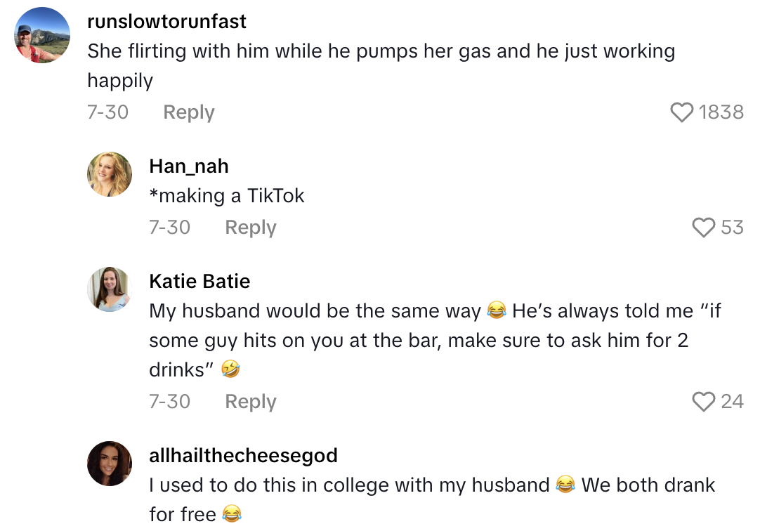 Screenshot 2025 10 18 at 1.40.03 PM A Husband Filmed His Wife Pumping Gas And Getting Hit On By Another Man