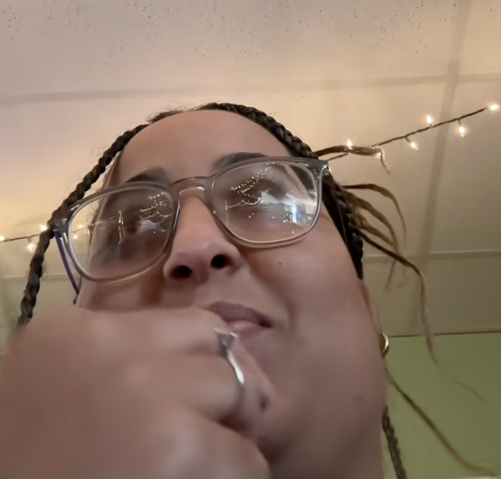 teacher talking about her job