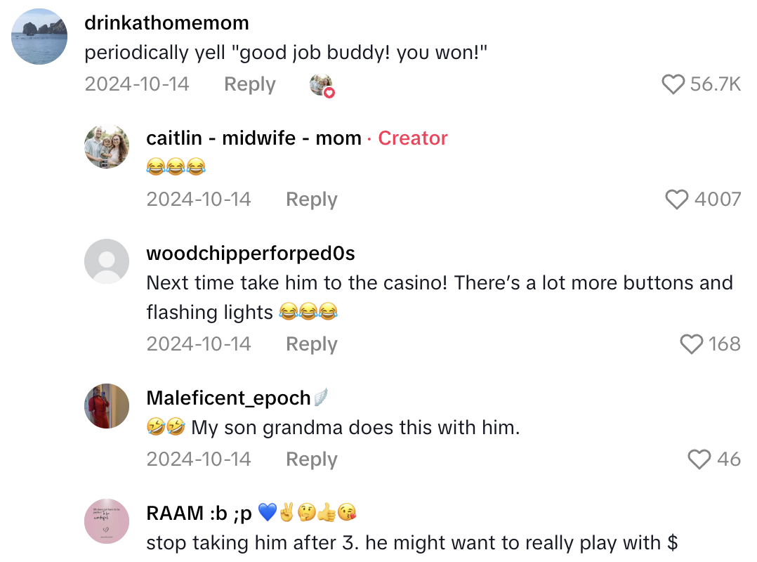 Screenshot 2025 10 18 at 1.59.12 PM A Mom Said Her Toddler Son Had A Great Time At An Arcade And She Didnt Have To Spend Any Money