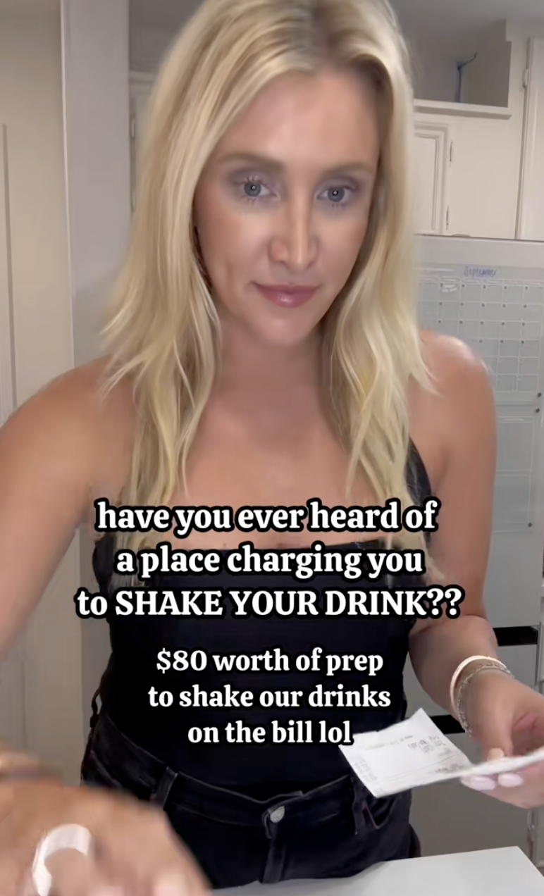 woman talking about being overcharged