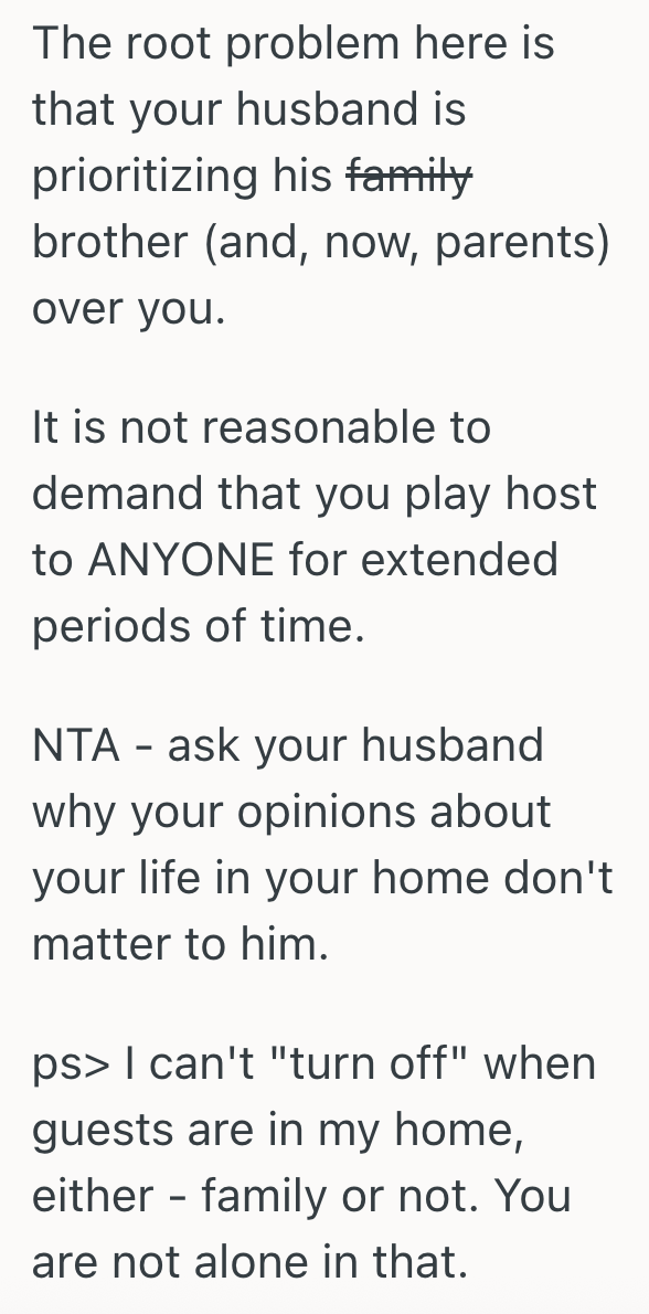 Screenshot 2025 10 18 at 2.08.42 PM Woman Loves Her In Laws But Doesnt Want Them Staying At Her House For A Month, But Her Husband Wants To Let Them Stay As Long As They Want