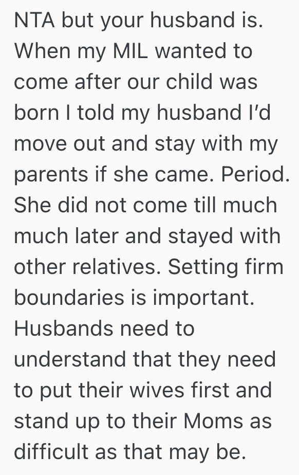 Screenshot 2025 10 18 at 2.18.17 PM Woman Loves Her In Laws But Doesnt Want Them Staying At Her House For A Month, But Her Husband Wants To Let Them Stay As Long As They Want