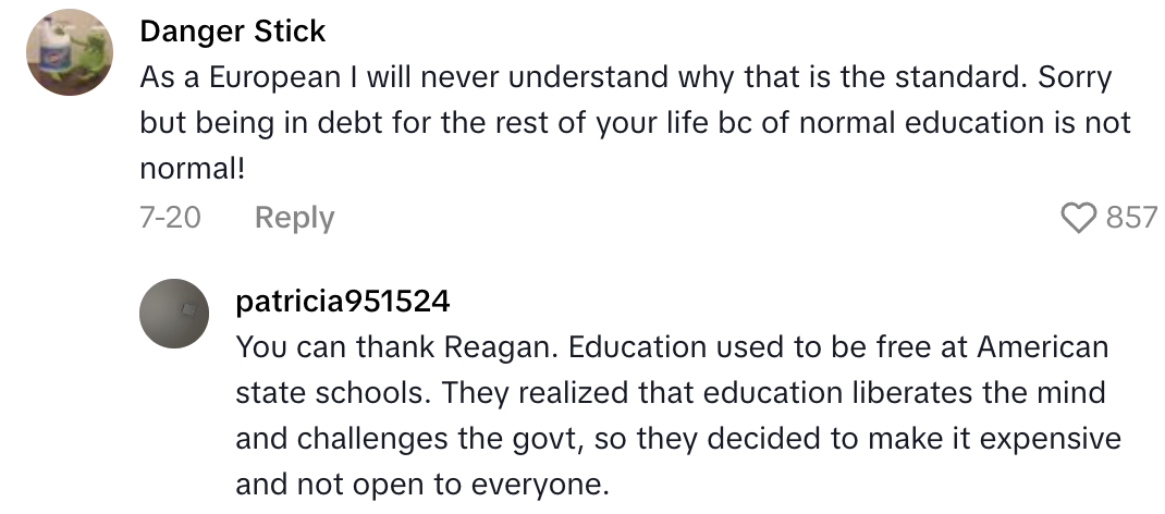 Screenshot 2025 10 18 at 2.24.20 PM A TikTokker Said He Was Frustrated After He Made a Student Loan Payment and It Didnt Even Make a Dent in His Debt