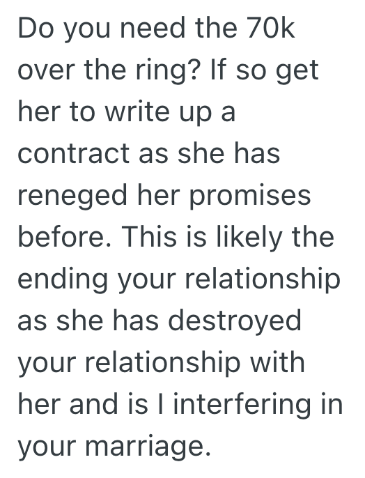 Screenshot 2025 10 18 at 5.37.02 PM Woman Asks Her Mom If She Can Have Her Grandfathers Ring, But After Originally Saying Yes, Her Mom Wants The Ring Back