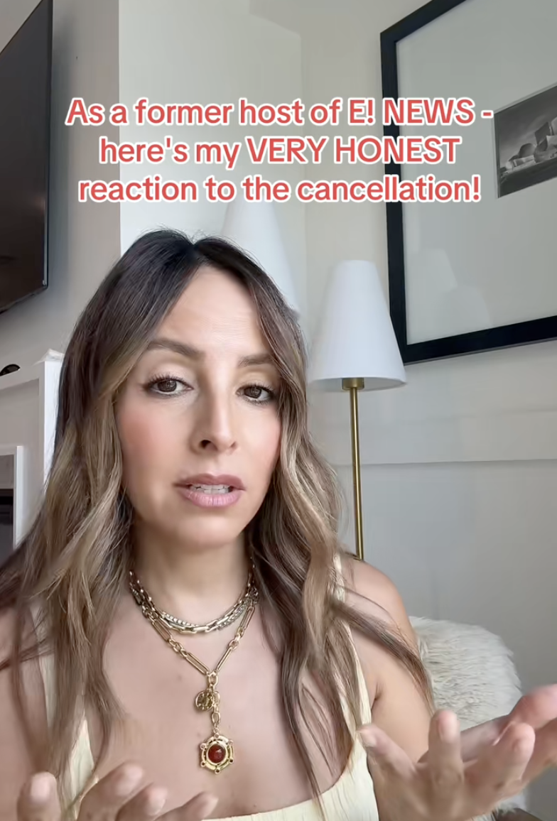 woman talking about e!