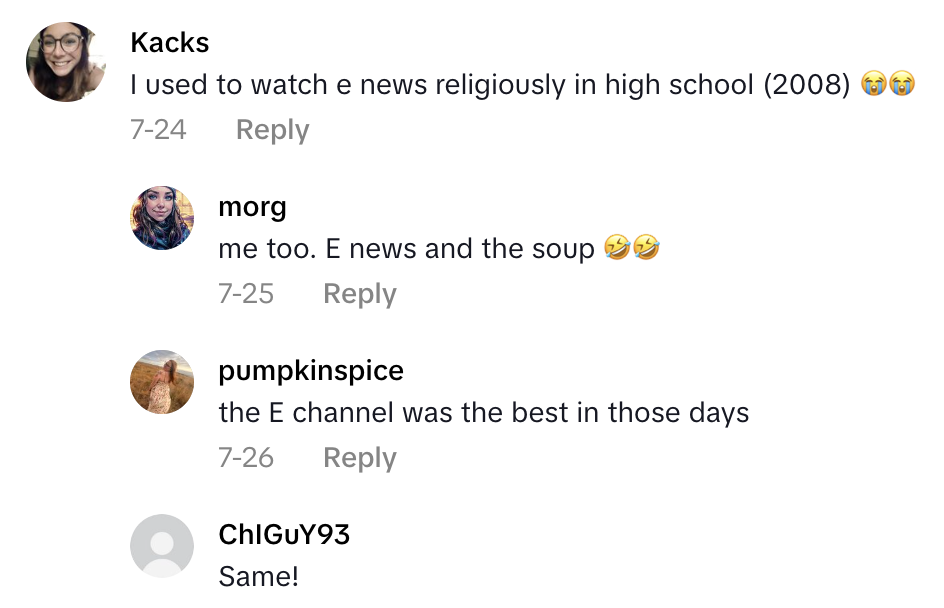 Screenshot 2025 10 18 at 9.07.47 AM A Former E! News Host Talked About the Show Going Off the Air After More Than 30 Years