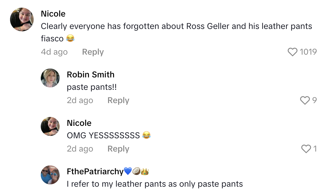 Screenshot 2025 10 18 at 9.46.37 AM A Shopper Called Out The Gap Because the Leather Pants She Bought There Make Noises When She Walks