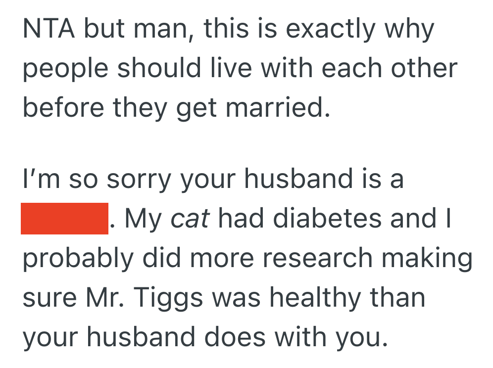 Screenshot 2025 10 19 at 10.58.39 PM Type 1 Diabetic Woman Is Concerned About Her Health Because Her Husband Doesnt Take Her Condition Seriously, And Now Hes Sabotaging Her Efforts To Stay Well