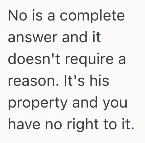 Screenshot 2025 10 19 at 9.41.47 PM Man Offered To Drive His Friends On A Weekend Trip, But He Offered To Use His Dads Car Before Asking Him First. So His Dad Gave Him A Hard No And Told Him To Stop Being Immature.