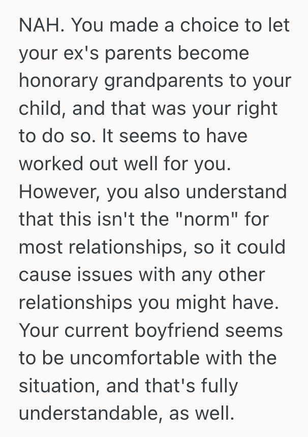 Screenshot 2025 10 20 at 1.37.08 PM Woman Stayed Close With Her Ex’s Parents Even After They Broke Up, But Her Current Boyfriend Accused Her Of Crossing A Line