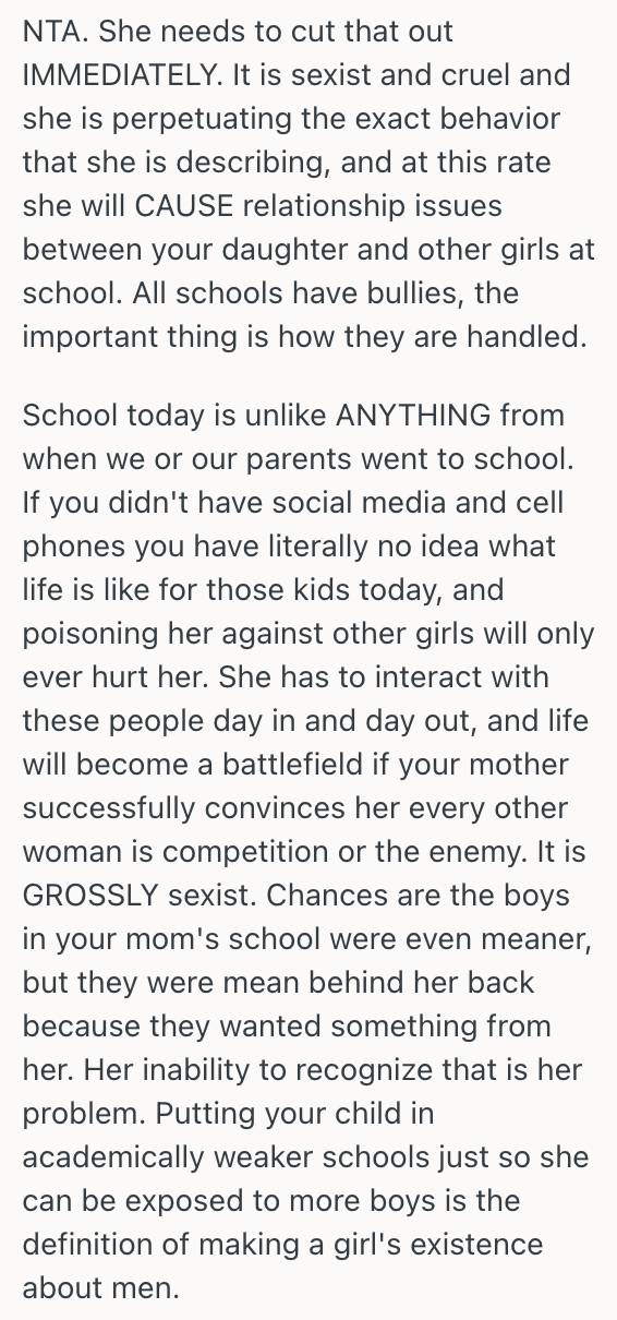 Screenshot 2025 10 20 at 11.59.24 Loving Mom Was Keen To Get Her Daughter Into A Good School When They Moved States, But The Kids Grandma Wont Stop Bad Mouthing Her Choices