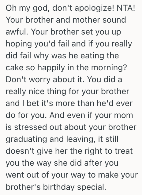 Screenshot 2025 10 20 at 14.02.08 Younger Sister Bakes A Cake At Her Brothers Request To Make His Birthday Extra Special, But When They Slice The Cake, Shes Left With A Nasty Surprise