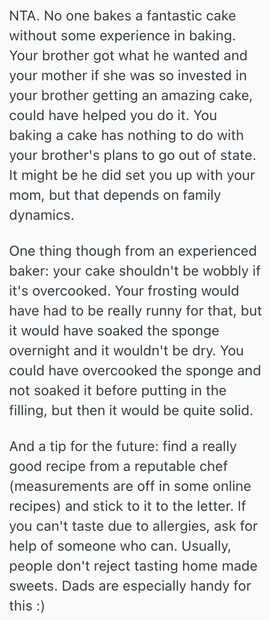 Screenshot 2025 10 20 at 14.03.06 Younger Sister Bakes A Cake At Her Brothers Request To Make His Birthday Extra Special, But When They Slice The Cake, Shes Left With A Nasty Surprise