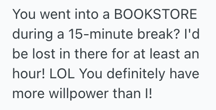 Screenshot 2025 10 20 at 7.41.21 PM Woman Working In An Office Supply Store Went Shopping In A Bookstore On Her Break, And She Ended Up Getting Mistaken For An Employee