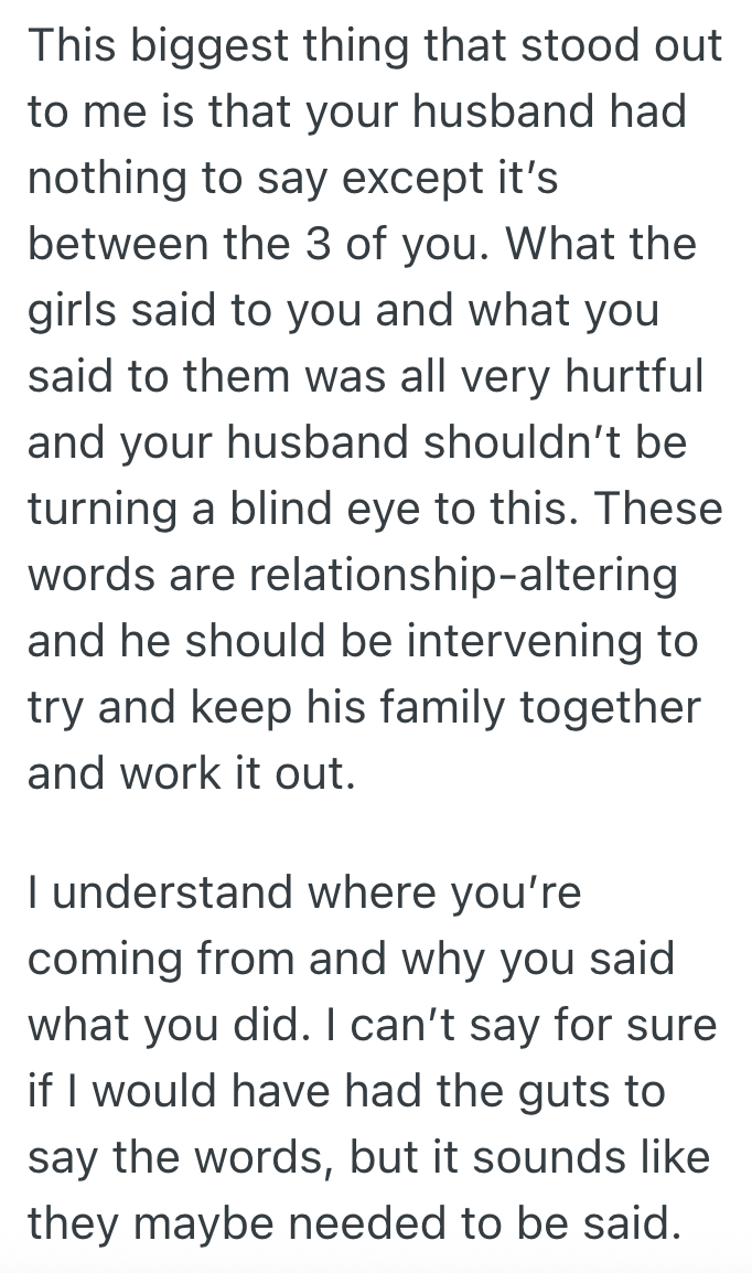 Screenshot 2025 10 21 at 1.12.50 PM Stepmom Is Sick Of Her Stepdaughters Being Mean To Her Every Time Their Mom Is Around, So She Told Them Theyre Not Her Kids