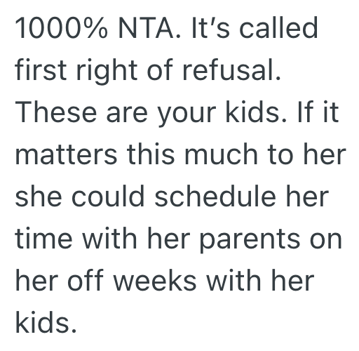 Screenshot 2025 10 21 at 10.01.36 AM Man Doesnt Want His Kids To Stay At His Ex Wifes House When Shes Not There, But Hes Wondering If Hes Being Mean By Not Letting Their Stepdad Watch Them