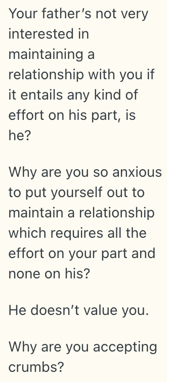 Screenshot 2025 10 21 at 2.56.14 PM Dad Is Visiting From Another Country, But Theyre Hesitant To Spend Time With Him Because Everything Has To Be On His Terms