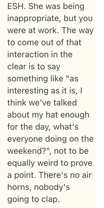 Screenshot 2025 10 21 at 3.28.25 PM A Bald Worker Was Asked Why He Wears Hats Every Day, And He Responded By Asking The Woman Why She Wears Makeup Every Day