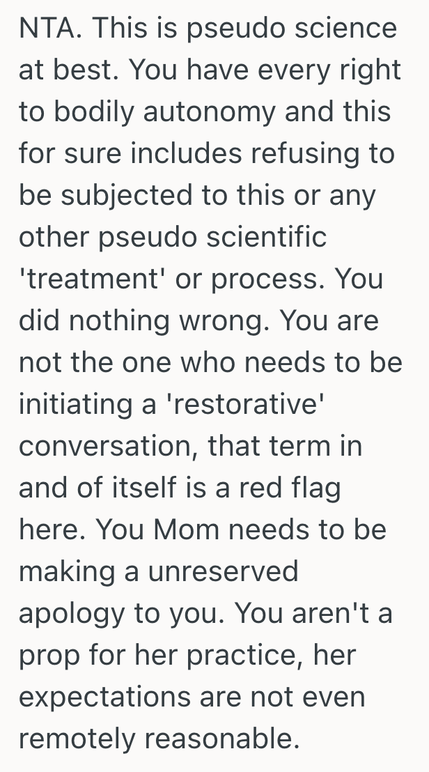 Screenshot 2025 10 21 at 4.26.07 PM Teenage Girl Does Not Want To Try Out Her Moms New Harmonic Healing Table, So Her Mom Is Really Mad At Her