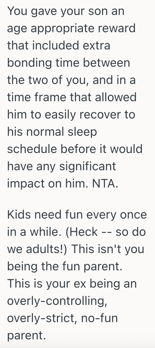 Screenshot 2025 10 21 at 4.52.34 PM Dad Lets Son Stay Up Late Playing Video Games As A Reward For Doing Well On His Tests, But His Ex Wife Is Furious When She Finds Out