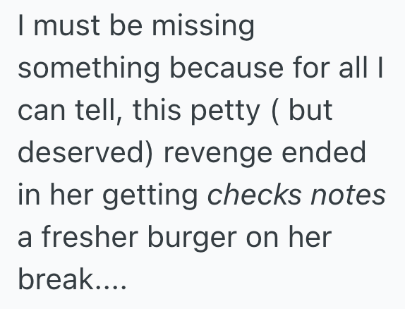 Screenshot 2025 10 22 at 5.29.55 PM McDonalds Employee Hears Boss Insult Her Work Bestie, So She Throws A Special Order Double Cheeseburger In The Trash