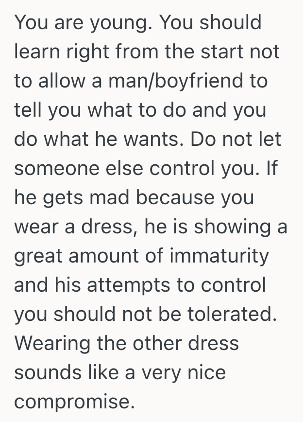 Screenshot 2025 10 22 at 9.21.13 AM High School Girl Who Doesnt Like To Wear Dresses Decides To Wear A Dress To Homecoming, But Her Boyfriend Doesnt Want Her To Since He Wont Be There To See Her In It