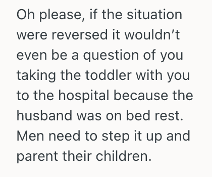 Screenshot 2025 10 23 at 1.59.50 AM Wife Politely Asked Her Husband To Take Their Toddler With Him While She Was On Bed Rest, But He Got Mad At Her And Called Her Lazy Instead