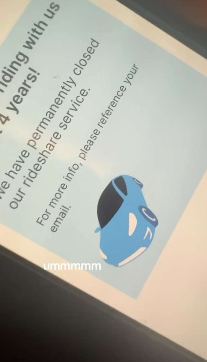 screen of a cell phone