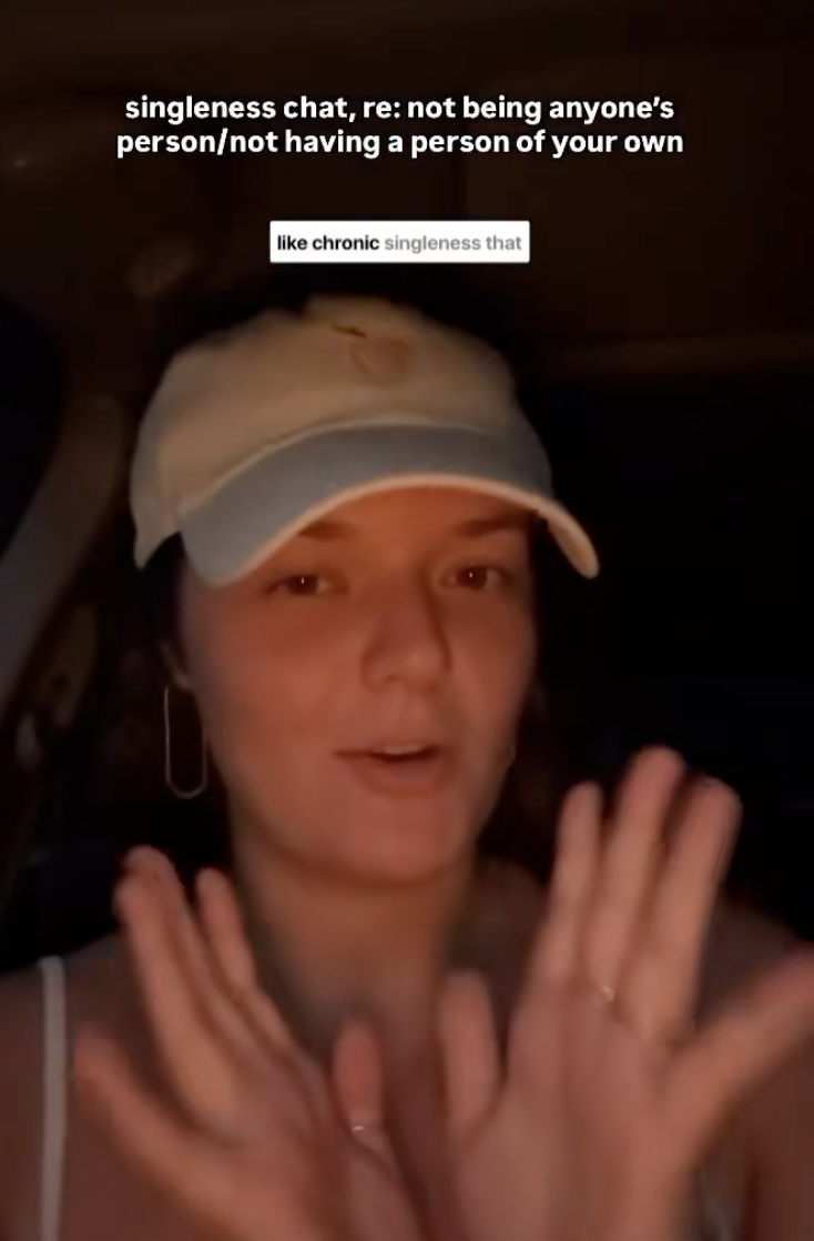 woman talking to tiktokkers