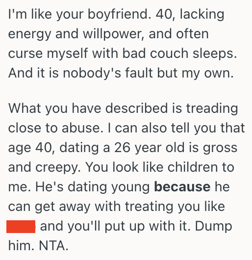 Screenshot 2025 10 23 at 11.52.45 Girlfriend Wakes Her Boyfriend Up From The Couch Every Night To Get Him To Go To Bed, But Hes Being More And More Childish Every Time, And Shes Getting Sick Of It