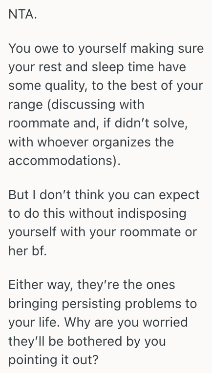 Screenshot 2025 10 23 at 15.50.06 Trauma Survivor Is Chill With Having A Roommate, And They Get Along Well, But Theres Something About Her Boyfriends Behavior That Is Bothering Him