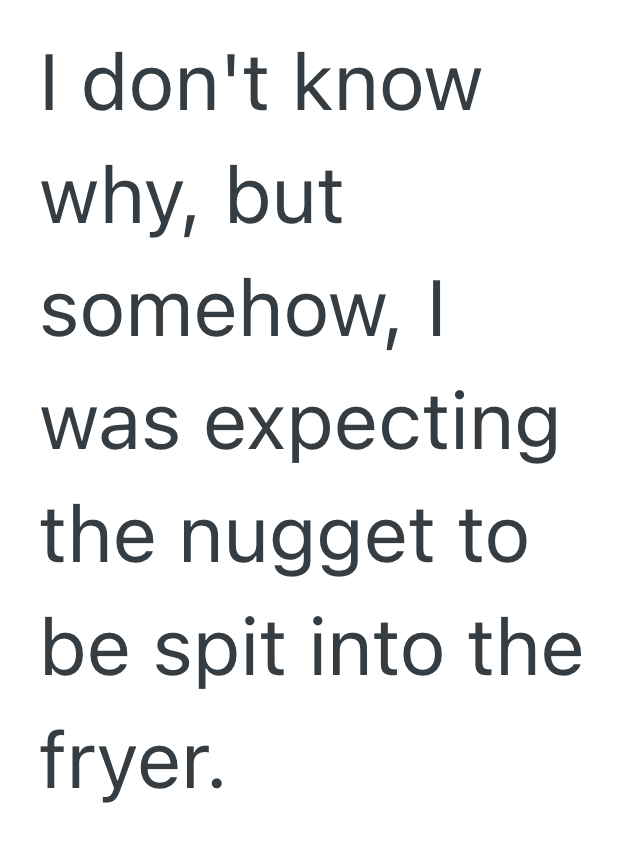 Screenshot 2025 10 23 at 2.44.00 PM Fast Food Worker Snuck A Chicken Nugget On The Job, So When His Manager Told Him To Spit It Out, He Complied In The Grossest Way Possible