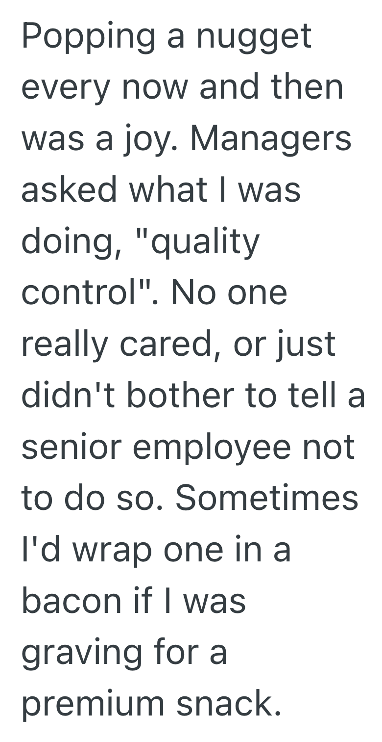 Screenshot 2025 10 23 at 2.45.39 PM Fast Food Worker Snuck A Chicken Nugget On The Job, So When His Manager Told Him To Spit It Out, He Complied In The Grossest Way Possible