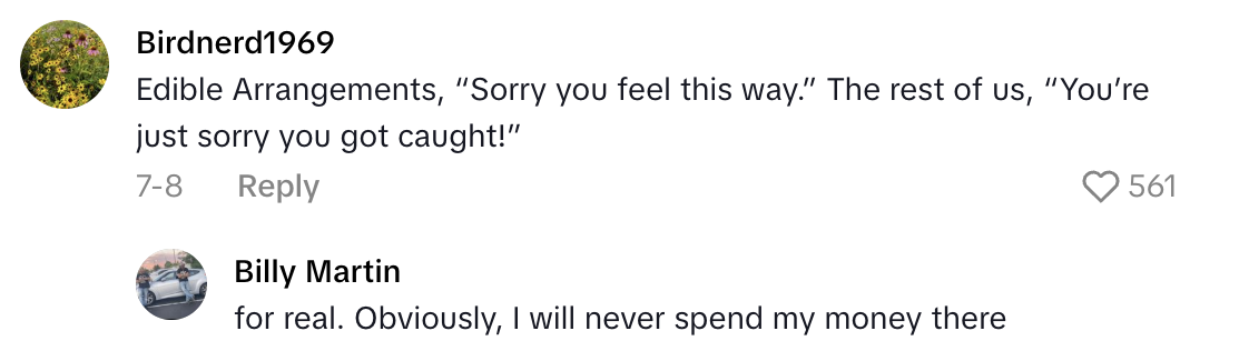 Screenshot 2025 10 23 at 4.37.43 PM A Customer Put Edible Arrangements On Blast After They Refused To Give Him A Refund