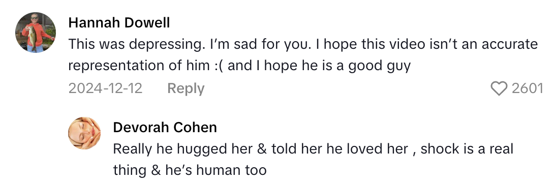 Screenshot 2025 10 23 at 8.28.26 AM A Wife Filmed Her Husbands Reaction When She Told Him She Was Pregnant With Their Second Child