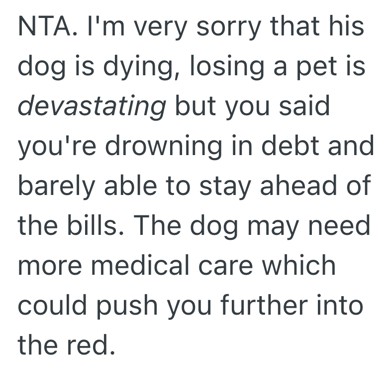 Screenshot 2025 10 23 at 9.01.49 AM Girlfriend Considers Taking A Better Paying Job Over The Holidays, But Boyfriend Begs Her To Stay Home Because His Dog Is Near The End