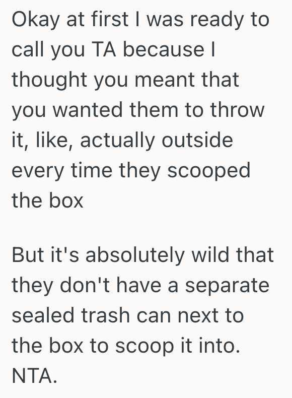 Screenshot 2025 10 23 at 9.30.13 PM Roommates All Agree That One Couple In The House Can Get A Cat, But The Smell From The Kitty Litter Has Become Unbearable
