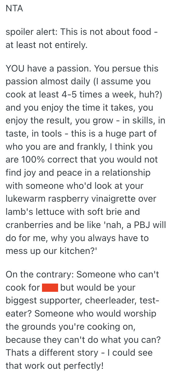 Screenshot 2025 10 24 at 08.19.28 Food Lover Is Looking For A Fellow Foodie To Love, And Theyre Unwilling To Compromise Even When A Friend Has Told Them Theyre Being Shallow