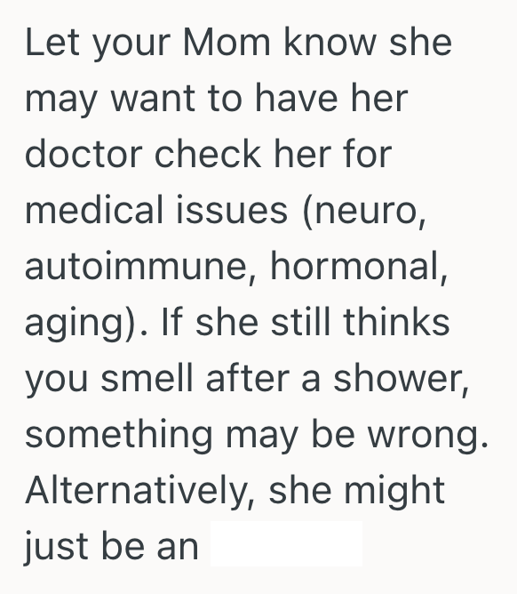 Screenshot 2025 10 24 at 3.28.03 PM Teenagers Mom Kept Saying She Smelled Bad Even After Showering, So She Finally Snapped And Told Her To Stop Making Her Feel Bad About Herself