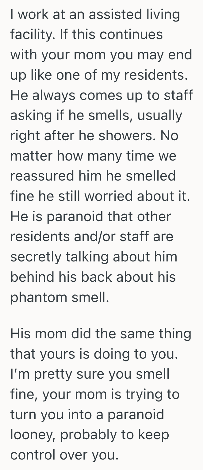 Screenshot 2025 10 24 at 3.29.27 PM Teenagers Mom Kept Saying She Smelled Bad Even After Showering, So She Finally Snapped And Told Her To Stop Making Her Feel Bad About Herself