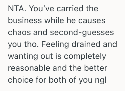 Screenshot 2025 10 24 at 9.02.54 PM Entrepreneur Got Tired Of Fixing His Business Partner’s Mistakes For Years, So Now Hes Thinking About Ending Both Their Partnership And Friendship