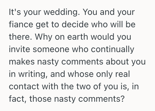 Screenshot 2025 10 25 at 6.08.48 PM Bride To Be Refused To Invite Her Fiancé’s Rude Brother To Their Wedding, But Her Future In Laws Insist That She Invite Him To Keep The Family Peace