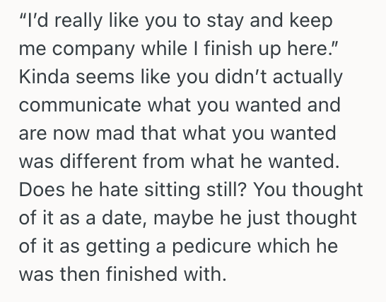 Screenshot 2025 10 25 at 9.03.32 PM Woman Got A Pedicure With Her Boyfriend, So She Was Upset When He Left Her Alone In The Nail Spa After He Was Done