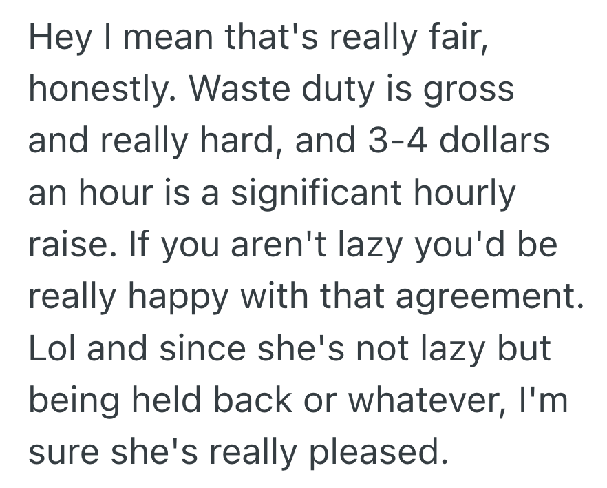 Screenshot 2025 10 26 at 10.00.47 PM 14 Year Old Overhears Her Coworker Talking Smack About Her, So As Her Boss She Reassigns Her To The Most Disgusting Work At the Company